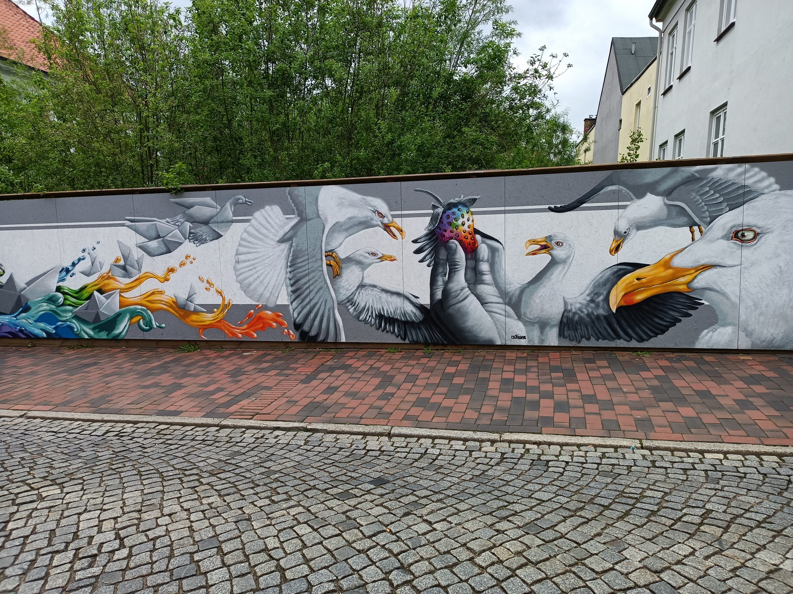 Grafitti in Neustadt in Holstein