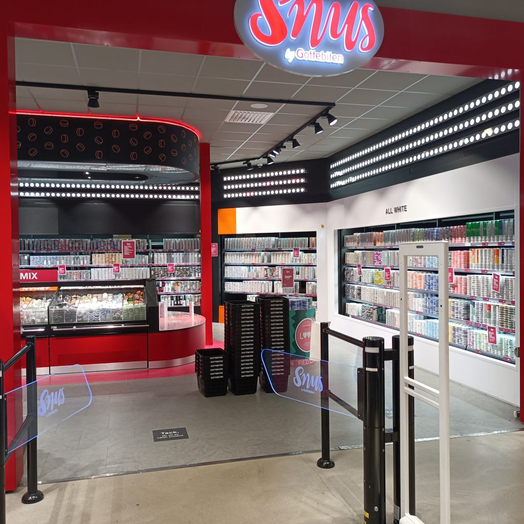 Snusgeschäft in Schweden