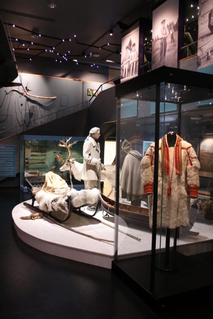 Same mit Rentier und Schlitten