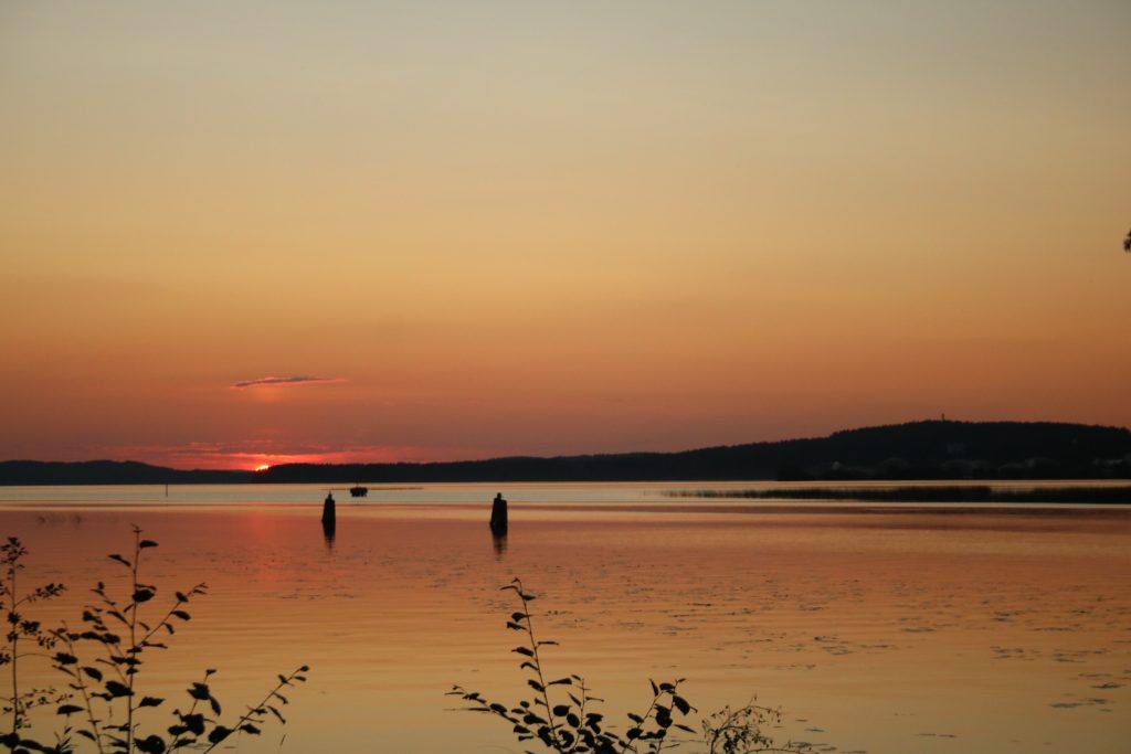 Sonne ist ganz untergegangen - Sonnenrot
