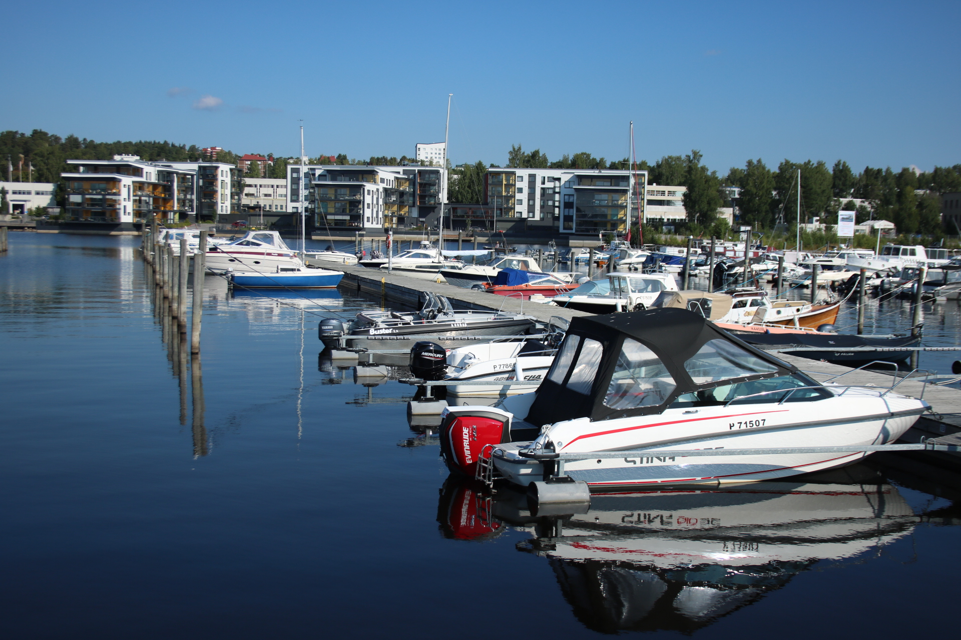 Hafen mit Wohnanlage in Kuopio