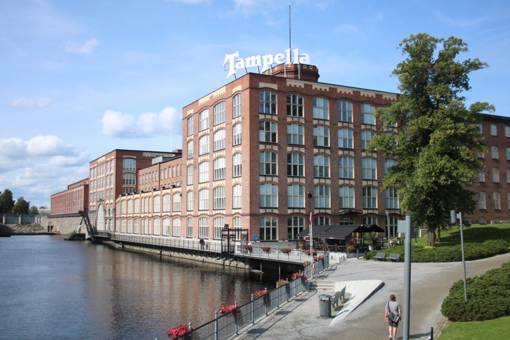 Altes Fabrikgelände am Kanal in Tampere