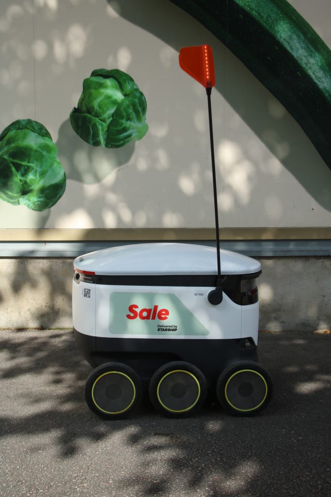Lieferroboter in Tampere
