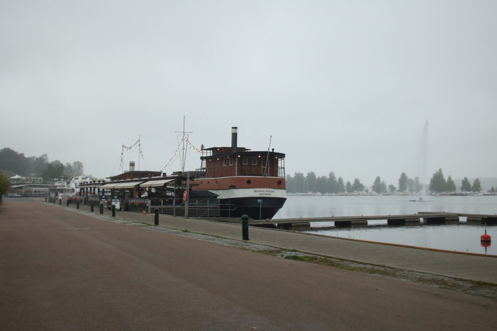 Boot im Hafen in Lappeenranta