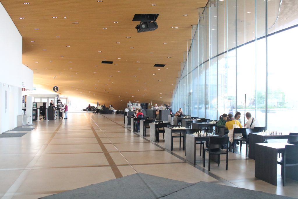 Bibliothek - Oodi von Innen