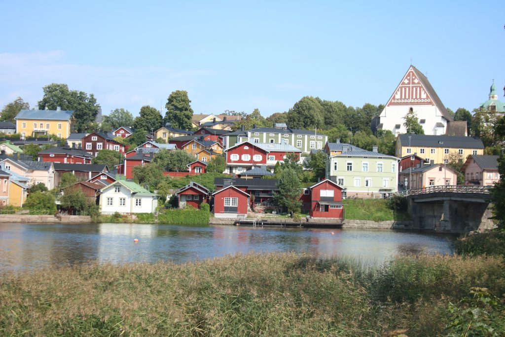 Blick auf Porvoo