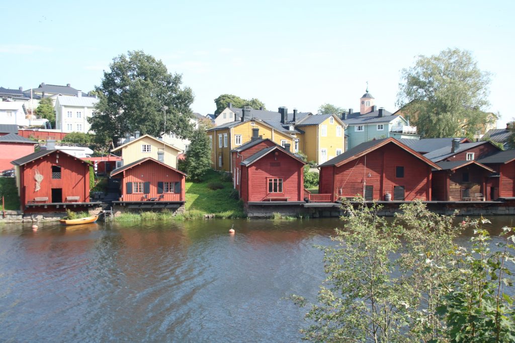 Blick auf Porvoo