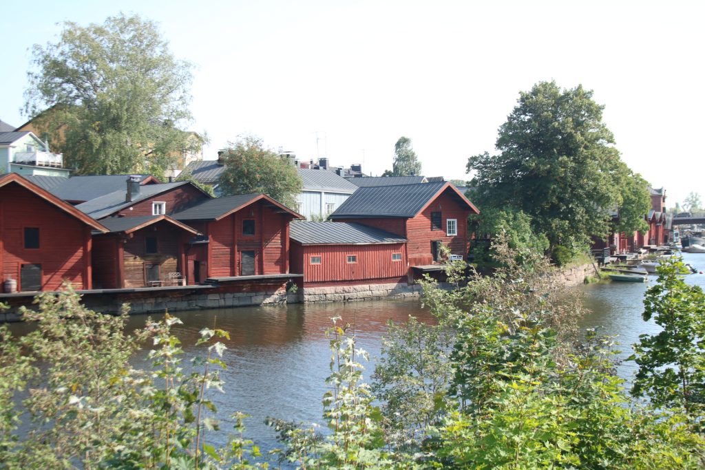 Blick auf Porvoo