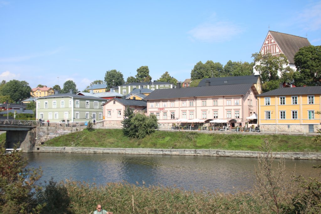 Blick auf Porvoo
