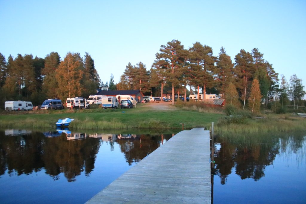 Blick auf den Campingplatz