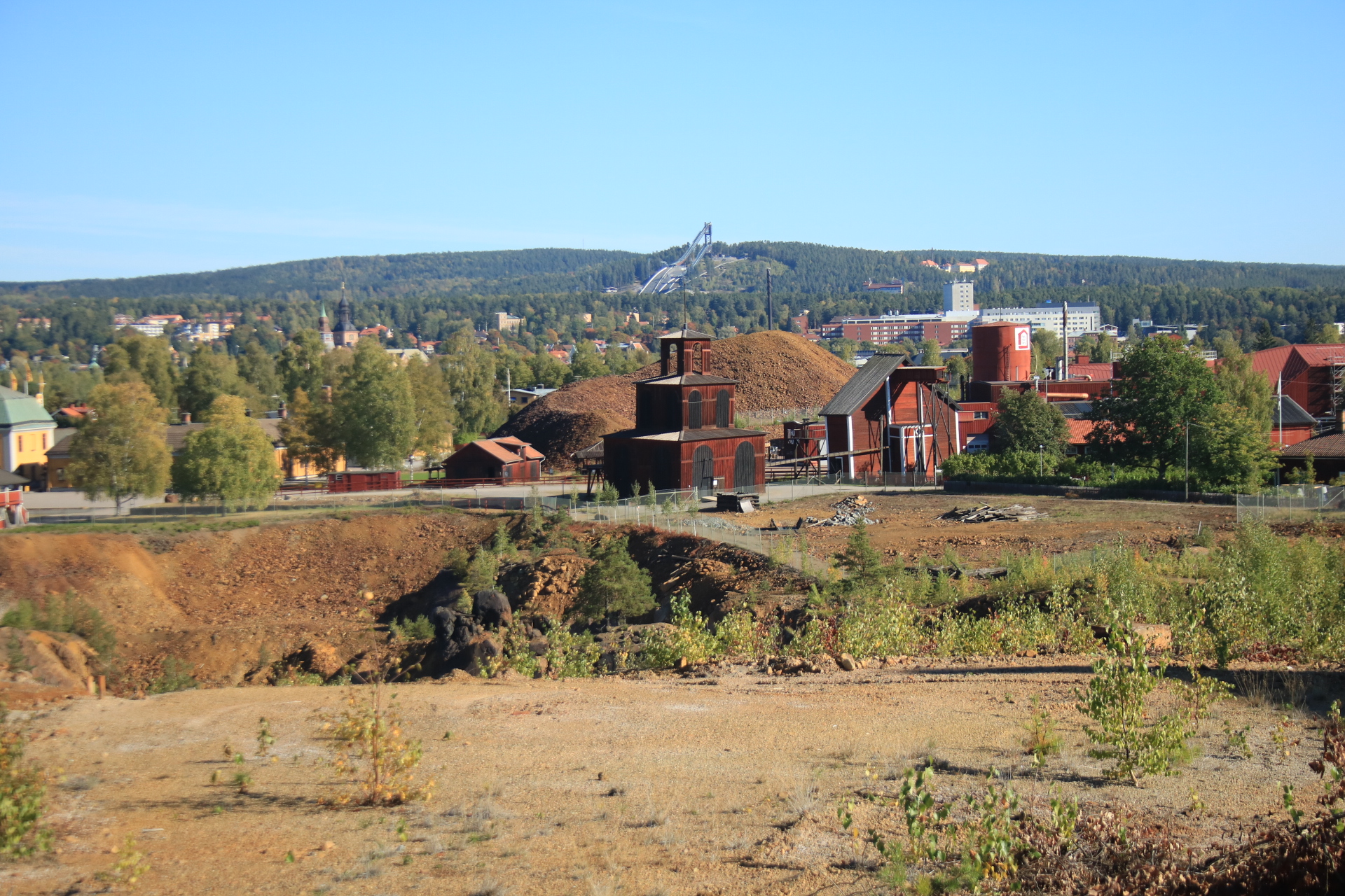 Kupfermine Falu Gruva in Falun