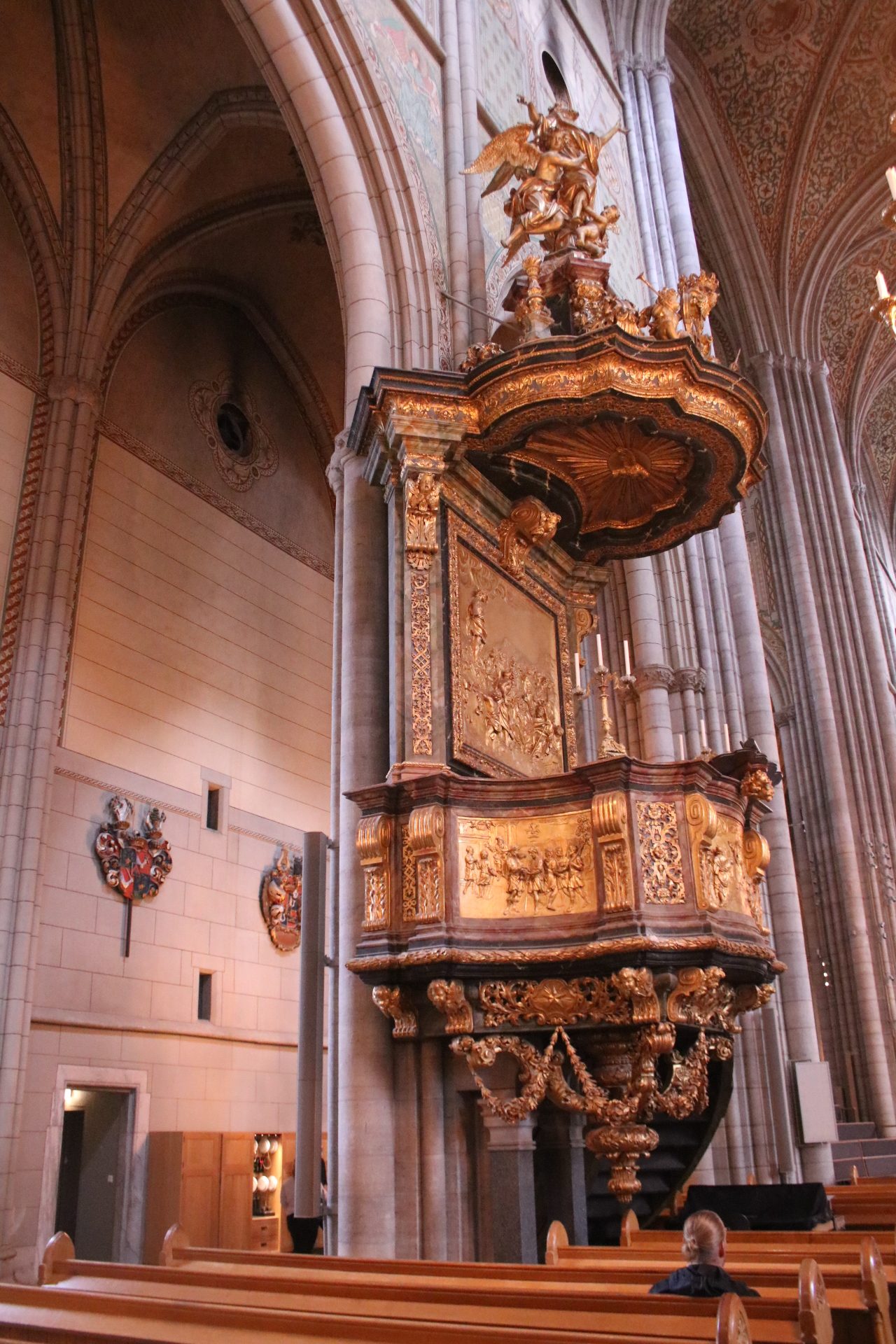 Kanzel im Dom von Uppsala