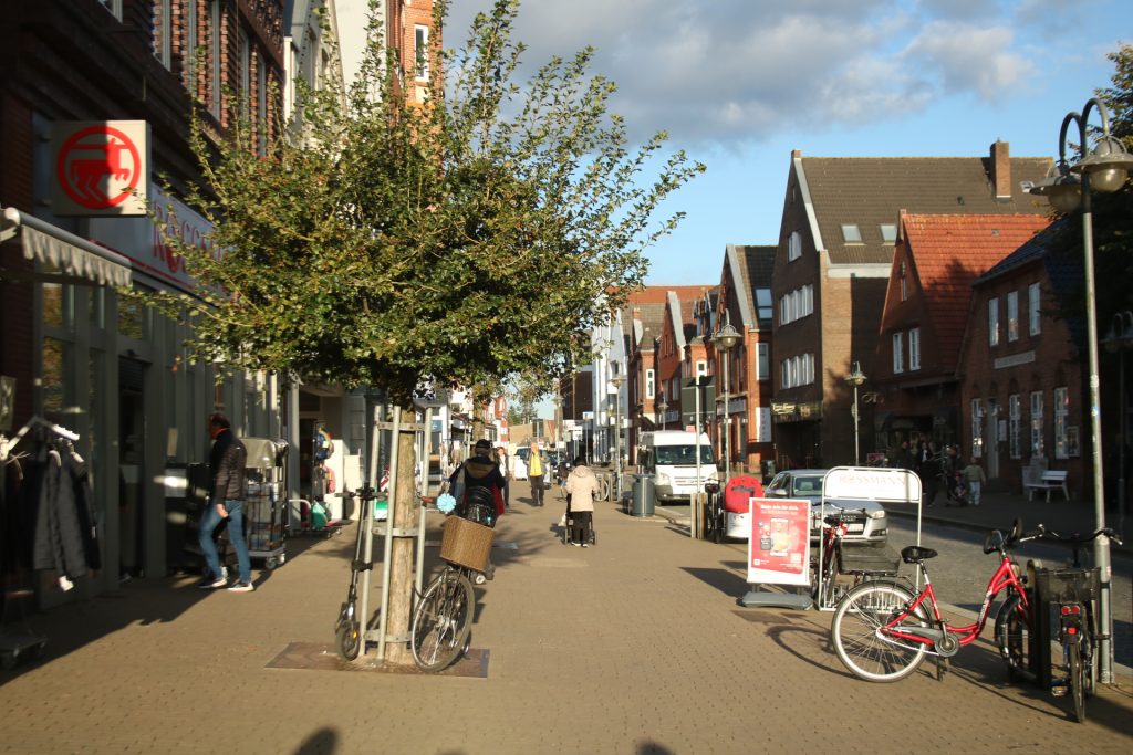 Fußgängerzone in Husum