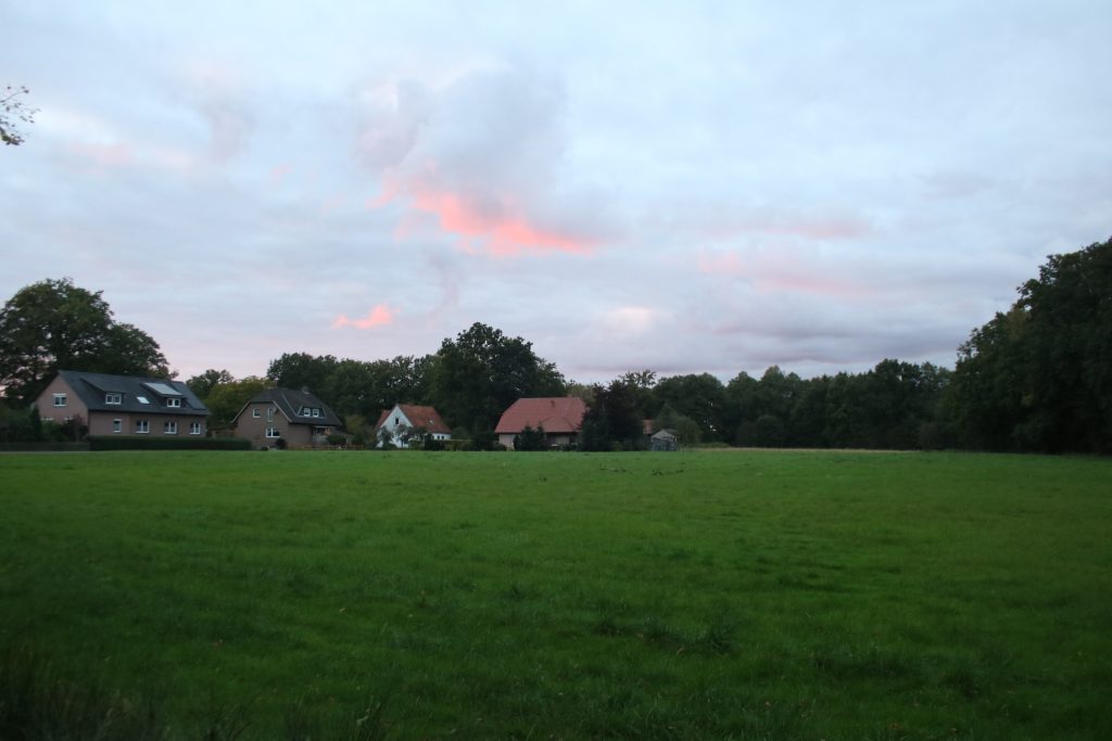 Abendrot in der Lüneburger Heide